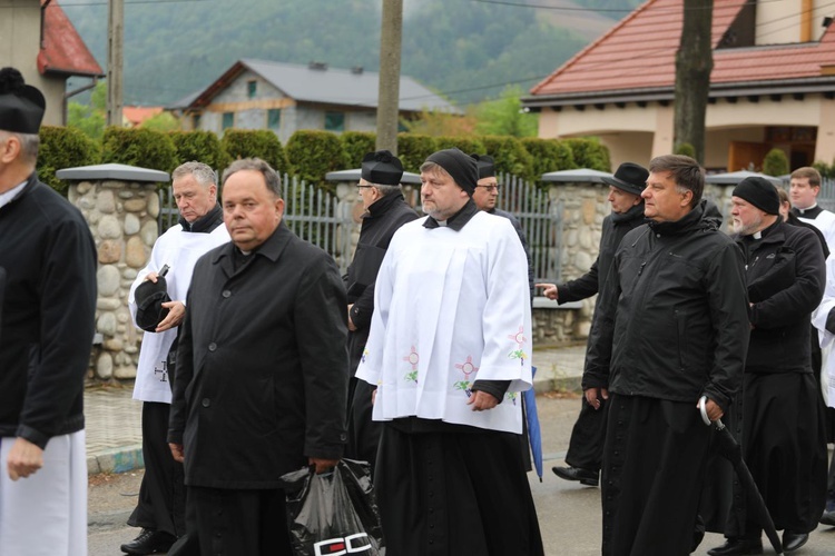 Pogrzeb śp. ks. Michała Klisia w Międzybrodziu Żywieckim