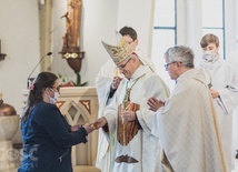 Bp Marek Mendyk po raz pierwszy odwiedził swoją parafię jako ordynariusz świdnicki.