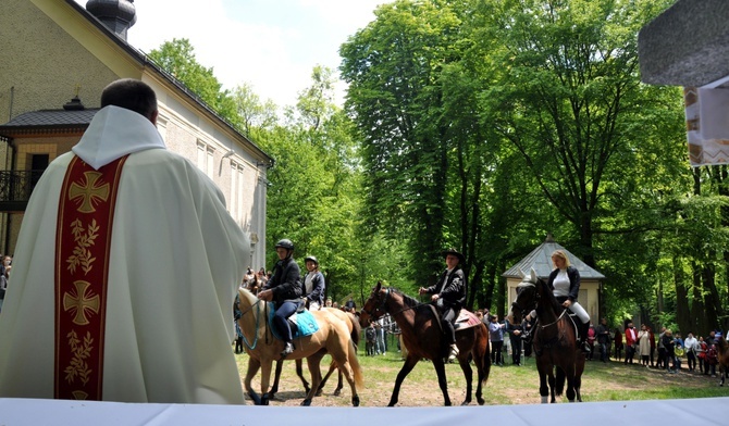 Na Górze Świętej Anny spotkali się miłośnicy koni i konnych zaprzęgów