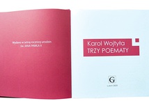 Jubileuszowe wydanie dzieł poetyckich K. Wojtyły.