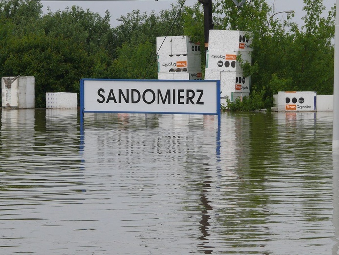 Sandomierz 2010. To była wielka powódz. 