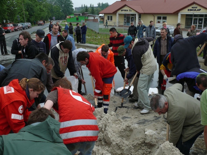 Sandomierz 2010. To była wielka powódz. 