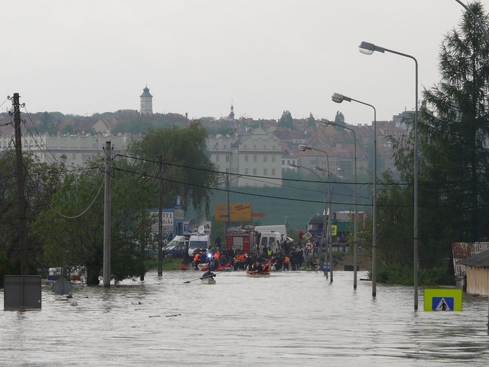 Sandomierz 2010. To była wielka powódz. 