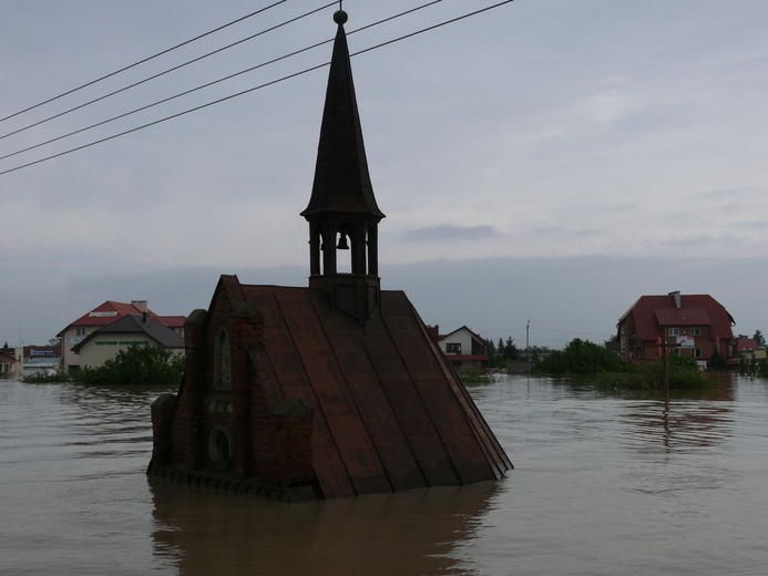 Sandomierz 2010. To była wielka powódz. 