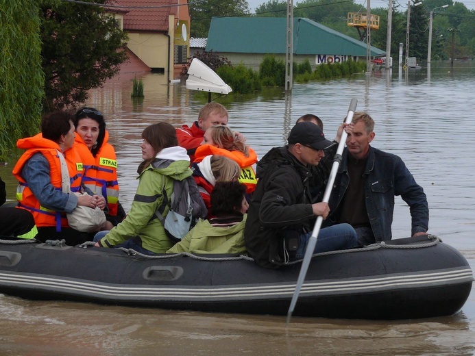 Sandomierz 2010. To była wielka powódz. 