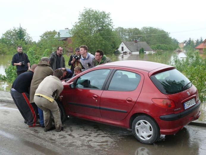 Sandomierz 2010. To była wielka powódz. 