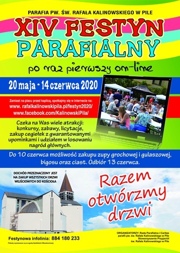 Razem otwórzmy drzwi. Festyn parafialny… online