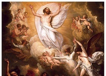 Benjamin West "Wniebowstąpienie"; olej na płótnie, Muzeum Sztuki, Denver