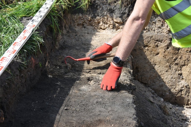 Prace archeologiczne przy kościele Świętego Ducha w Bytomiu