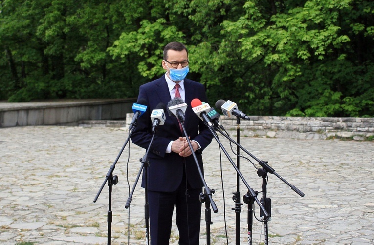 Premier Morawiecki na Górze Świętej Anny