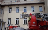Akcja strażaków w Szpitalu Miejskim nr 4 w Gliwicach