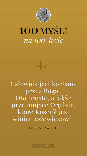 100 myśli na 100-lecie urodzin Jana Pawła II