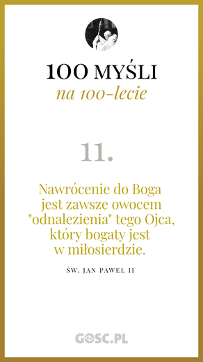 100 myśli na 100-lecie urodzin Jana Pawła II