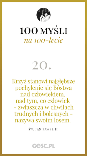 100 myśli na 100-lecie urodzin Jana Pawła II