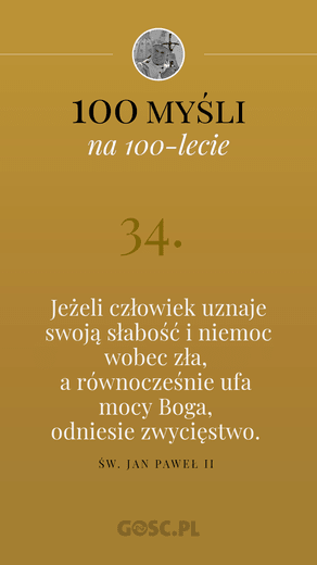 100 myśli na 100-lecie urodzin Jana Pawła II