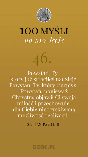 100 myśli na 100-lecie urodzin Jana Pawła II