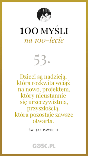 100 myśli na 100-lecie urodzin Jana Pawła II