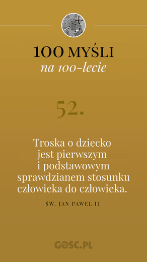 100 myśli na 100-lecie urodzin Jana Pawła II