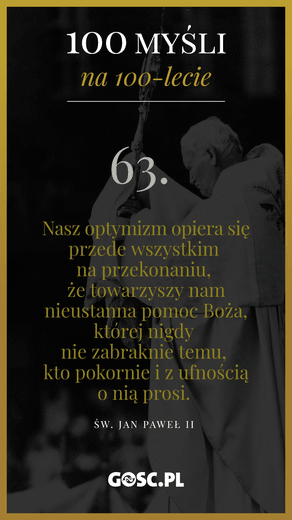 100 myśli na 100-lecie urodzin Jana Pawła II