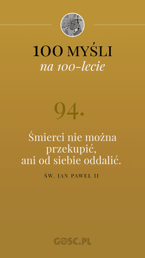 100 myśli na 100-lecie urodzin Jana Pawła II