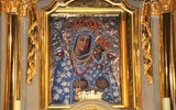 Cudowny obraz Matki Bożej Szkaplerznej.