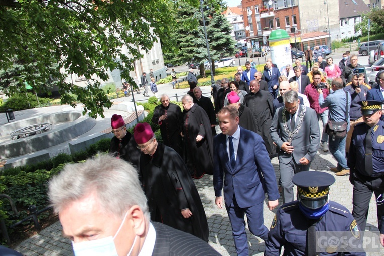 Odsłonięcie pomnika ks. Michalskiego