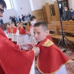 Błogosławieństwo ministrantów w Dobrej