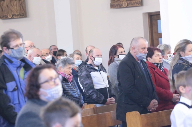 Błogosławieństwo ministrantów w Dobrej