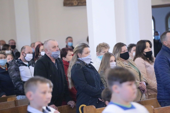 Błogosławieństwo ministrantów w Dobrej