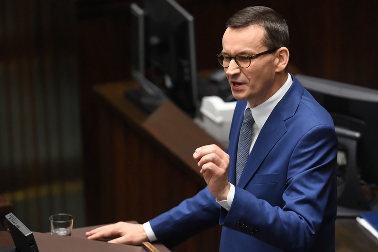 Premier Mateusz Morawiecki poprosił Sejm o wotum zaufania dla rządu