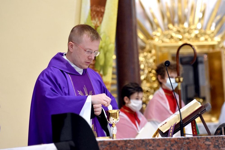 Pogrzeb Kazimierza Stachonia, wieloletniego kościelnego w Świdnicy