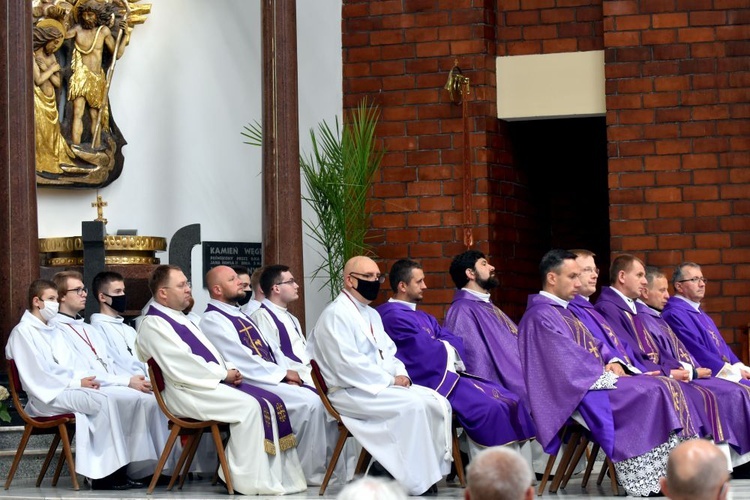 Pogrzeb Kazimierza Stachonia, wieloletniego kościelnego w Świdnicy