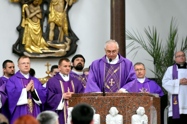 Pogrzeb Kazimierza Stachonia, wieloletniego kościelnego w Świdnicy