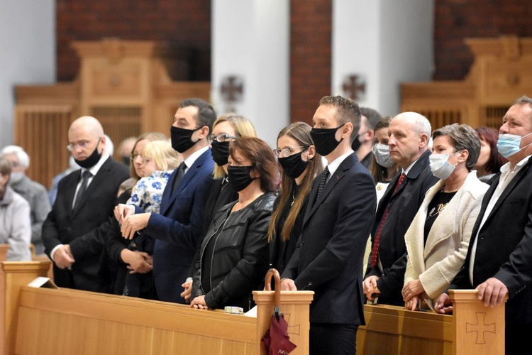 Pogrzeb Kazimierza Stachonia, wieloletniego kościelnego w Świdnicy