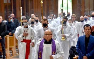 Pogrzeb Kazimierza Stachonia, wieloletniego kościelnego w Świdnicy