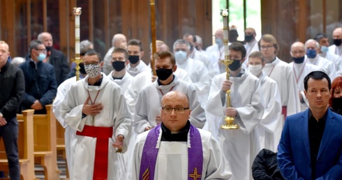 Pogrzeb Kazimierza Stachonia, wieloletniego kościelnego w Świdnicy