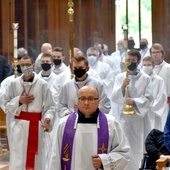 Pogrzeb Kazimierza Stachonia, wieloletniego kościelnego w Świdnicy