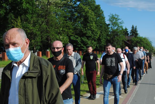 Męski Różaniec w Stalowej Woli