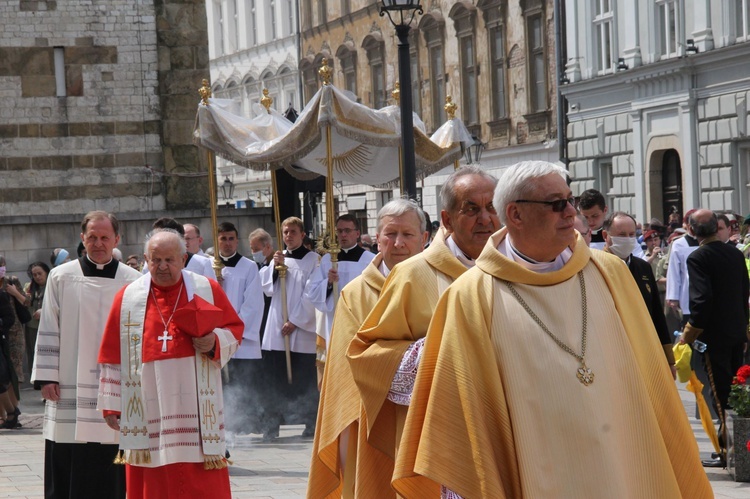 Centralna procesja Bożego Ciała w Krakowie