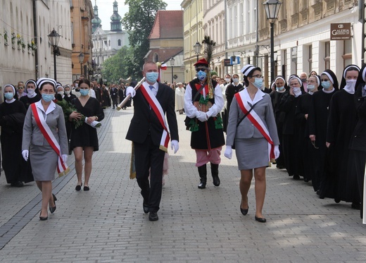 Centralna procesja Bożego Ciała w Krakowie