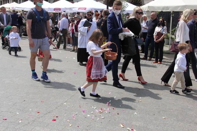 Centralna procesja Bożego Ciała w Krakowie