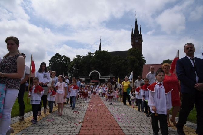 Boże Ciało i I Komunia w Szczepanowie 