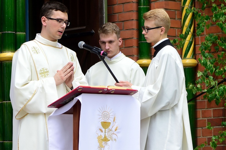 Olsztyn. Centralna procesja Bożego Ciała