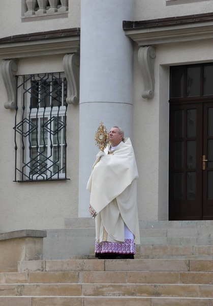 Uroczystości Bożego Ciała w katowickiej katedrze.
