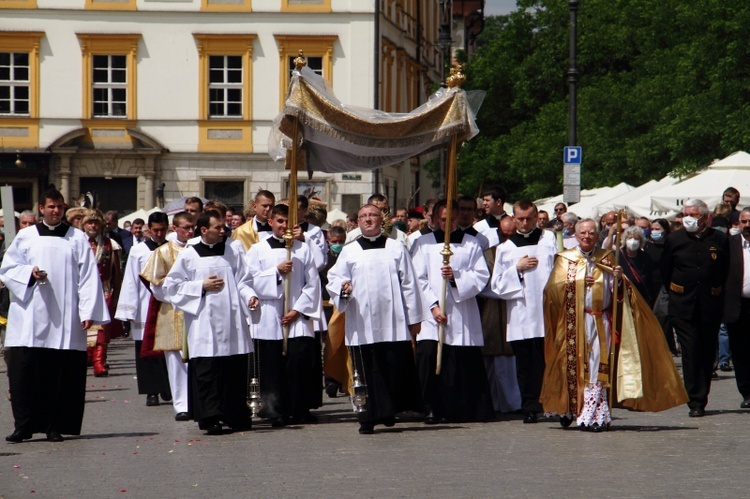 Boże Ciało w Krakowie 2020