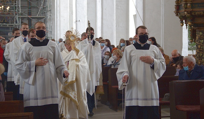 Boże Ciało w gdańskiej bazylice Mariackiej