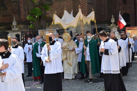 Sandomierz. Procesja Bożego Ciała