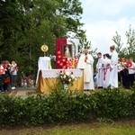 Uroczystość Bożego Ciała w Puszczy Mariańskiej