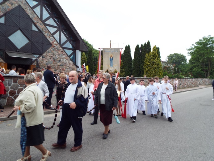 Uroczystość Bożego Ciała w Puszczy Mariańskiej