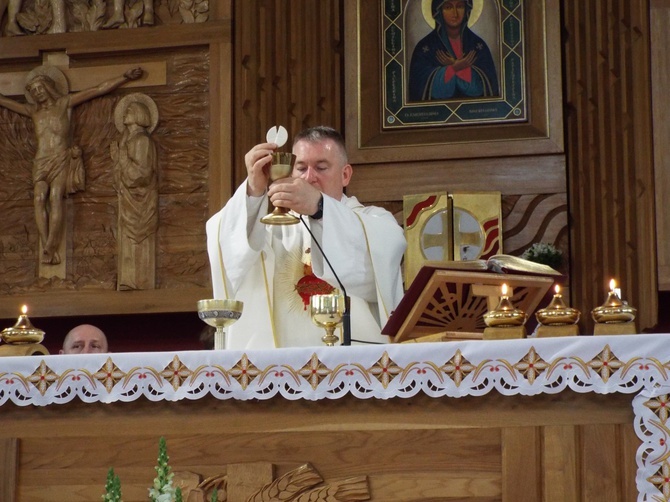 Uroczystość Bożego Ciała w Puszczy Mariańskiej